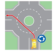Обгон с выездом на сторону дороги, предназначенную для встречного движения, на дорогах с двусторонним движением, имеющих четыре полосы или более (даже при отсутствии на них разметки).