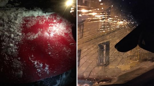 Московские коммунальщики не признали вину за разбитый при уборке снега автомобиль