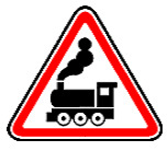 Знак 1.2 - Железнодорожный переезд без шлагбаума