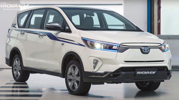 Представляют новый электрический минивэн Toyota Kijang Innova