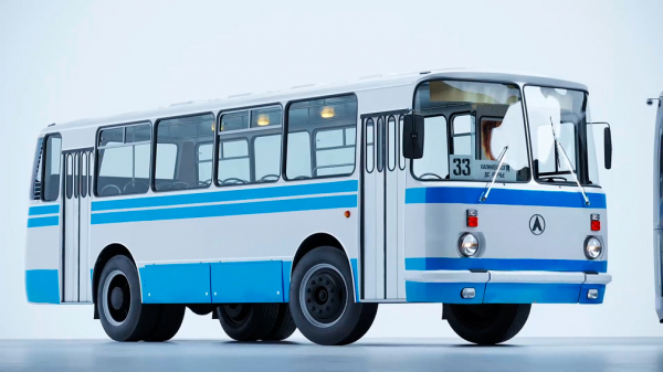 Опубликованы рендеры легендарного автобуса нового поколения ЛАЗ-695